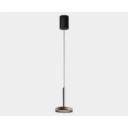 Подвесной светильник Italline IT02-025 dark silver 3000K+IT02-024 black