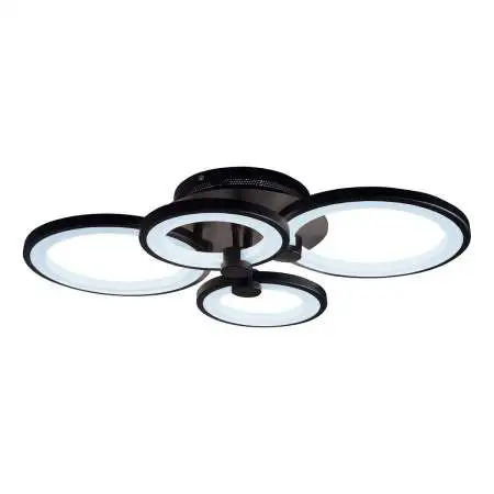 Потолочная светодиодная люстра iLedex Ring A001/4 MBK