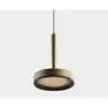 Подвесной светильник Italline IT02-025 gold 3000K+IT02-024 black