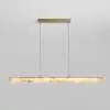 Подвесной светодиодный светильник Eurosvet Alabaster 604053 LED латунь/ алебастр a072022