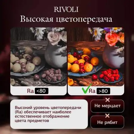 Светильник потолочный светодиодный Rivoli Nova 6179-703 LED 3000K-6500k 80 ВТ Б0069795