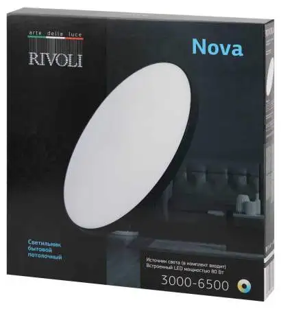 Светильник потолочный светодиодный Rivoli Nova 6179-733 LED 3000K-6500k 80 Вт Б0069796
