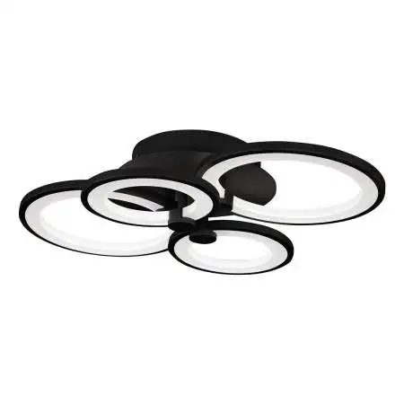 Потолочная светодиодная люстра iLedex Ring A001/4 MBK