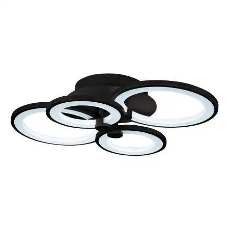 Потолочная светодиодная люстра iLedex Ring A001/4 MBK