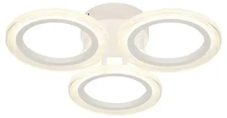 Светильник потолочный светодиодный ЭРА Модерн Ring CLL-1-39W 4K WH без ДУ белый Б0069742