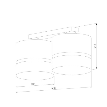 Потолочная люстра TK Lighting 6692 Paglia
