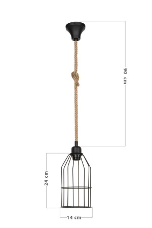 Подвесной светильник Toplight Alfreda TL1601H-01BK