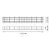Решетка защитная Gauss для светильника ЛПО/ДПО 1320х230х96 1/5 903265601