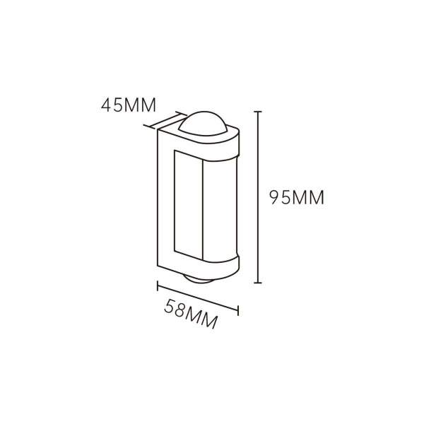 Уличный настенный светодиодный светильник Escada 30006W/01LED