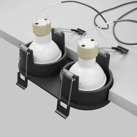 Встраиваемый светильник Maytoni Technical DL126-02-GU10-B