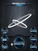 Подвесной светодиодный светильник Seven Fires Sigild WD6023/2P-WT
