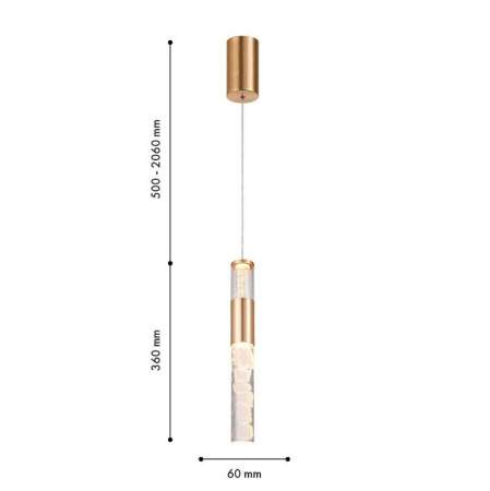 Подвесной светодиодный светильник Favourite Icecube 4760-1P