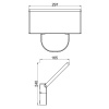 Настенный светильник Deko-Light Alkes L 731140