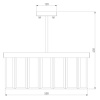 Потолочная люстра Bogates Eclipse 357/5 Smart