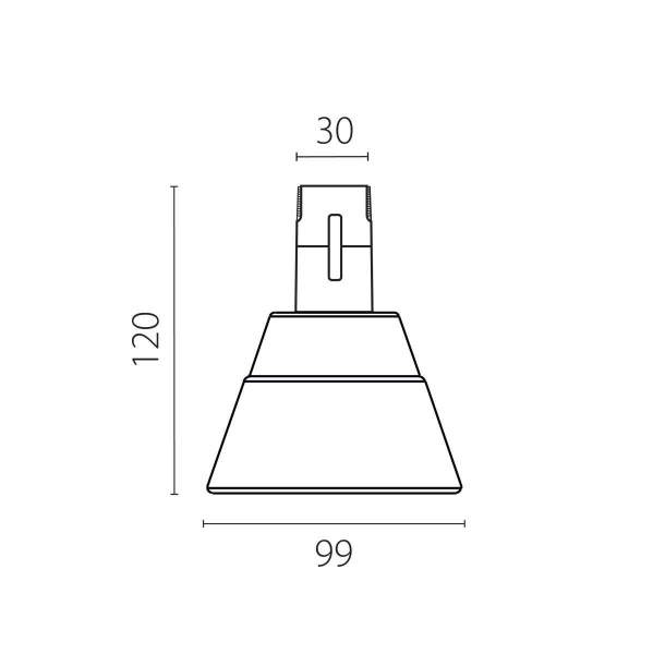 Трековый светильник Lightstar Due Hermes 210947