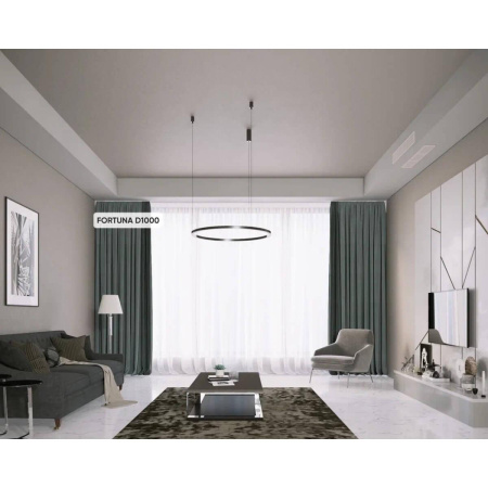 Подвесная люстра Crystal Lux FORTUNA SP88W LED D1000 GOLD