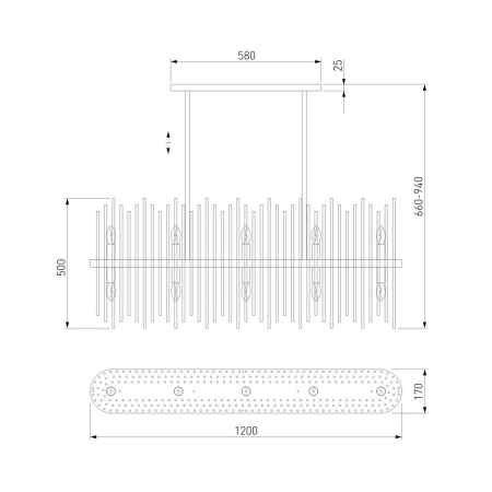 Подвесная люстра Bogates Allure 486/10 Smart