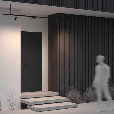 Жесткий подвес Maytoni Outdoor для уличной трековой системы Elasity IP O-TR001-HL-B300