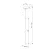 Подвесной светодиодный светильник Elektrostandard Flinn 50263 LED 4W 3000К латунь a072221