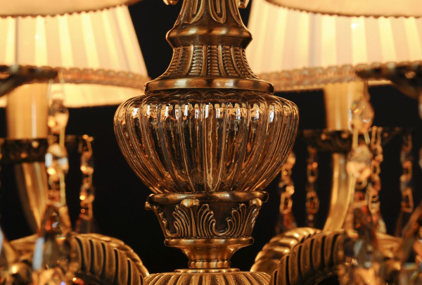 Подвесная люстра Abrasax Sylvia L.8110-8BR Cristal-Shade