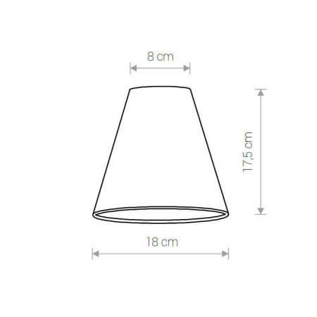 Абажур Nowodvorski Cameleon Cone S 8501