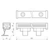 Прожектор светодиодный Arlight 9W 4000K AR-Line-500S-9W-220V Day 037367