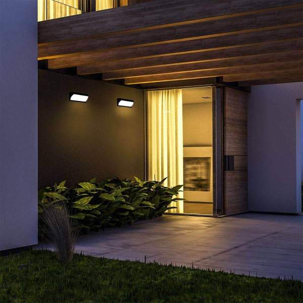 Уличный настенный светодиодный светильник Escada 30002W/01LED BK