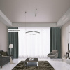 Подвесная люстра Crystal Lux FORTUNA SP88W LED D1000 BLACK