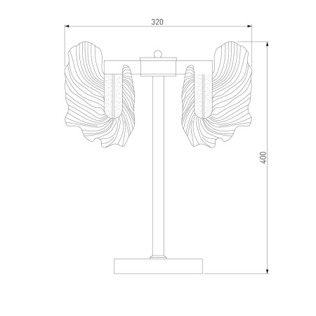 Настольная лампа Bogates Farfalla 80509/1