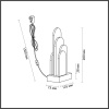 Настольная лампа Odeon Light Exclusive Hightech Foros 5438/12TL