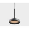 Подвесной светильник Italline IT02-025 dark silver 3000K+IT02-024 black