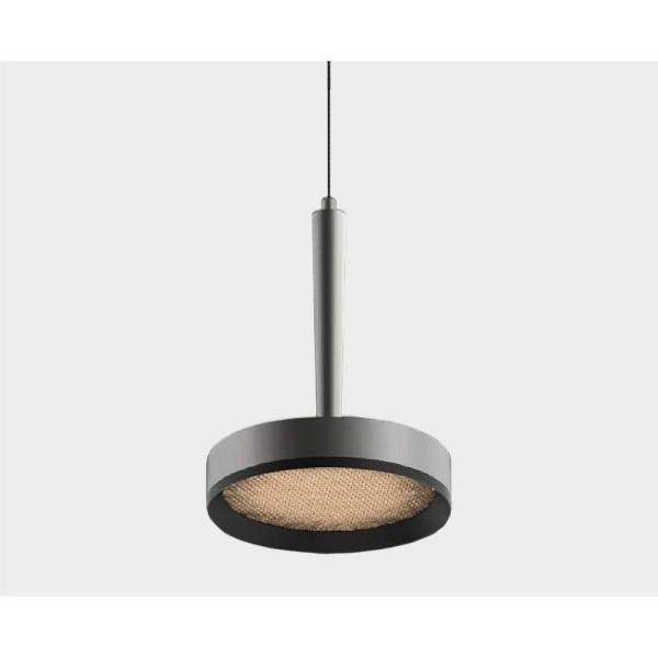 Подвесной светильник Italline IT02-025 dark silver 3000K+IT02-024 black