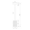 Подвесной светодиодный светильник Eurosvet Bonaldo 50247/1 Led золото