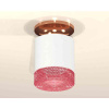 Комплект накладного светильника Ambrella light Techno Spot XS7401143 SWH/PPG/PI белый песок/золото розовое полированное/розовый (N7930, C7401, N7193)
