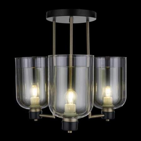 Потолочная люстра 33 ИДЕИ CHN900.03.AMB17.ABL-M05TG