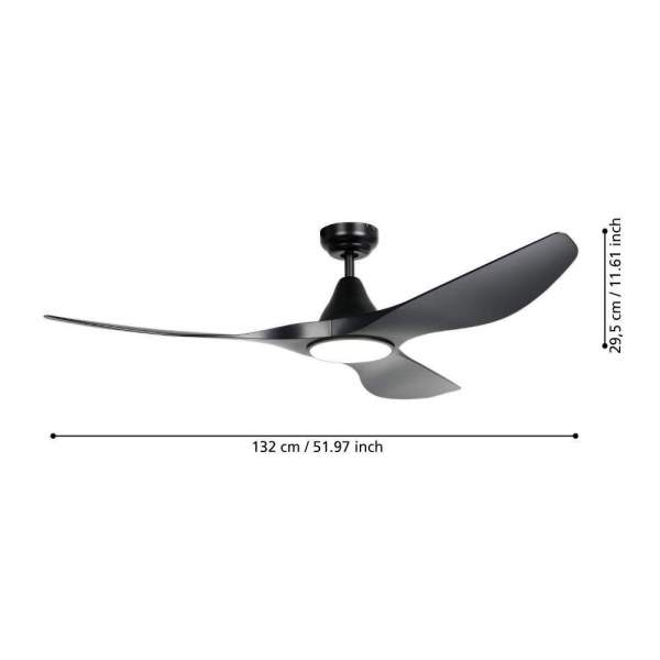 Потолочная люстра-вентилятор Eglo Portsea 35114