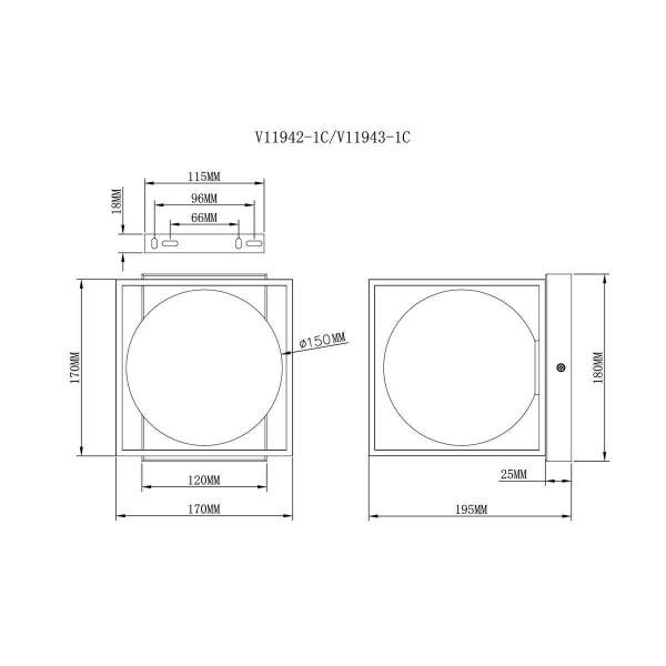 Потолочный светильник Moderli Klate V11943-1C