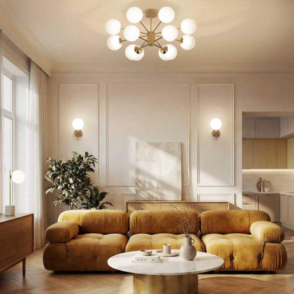 Потолочная люстра Eurosvet Adaline 502002/12 латунь a072105