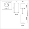 Подвесной светильник Odeon Light Hightech Vincere 3828/1CA