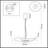 Подвесной светодиодный светильник Odeon Light L-vision Fluent 4857/13L