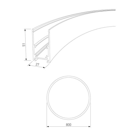 Шинопровод Elektrostandard Slim Magnetic 85160/00 a066497