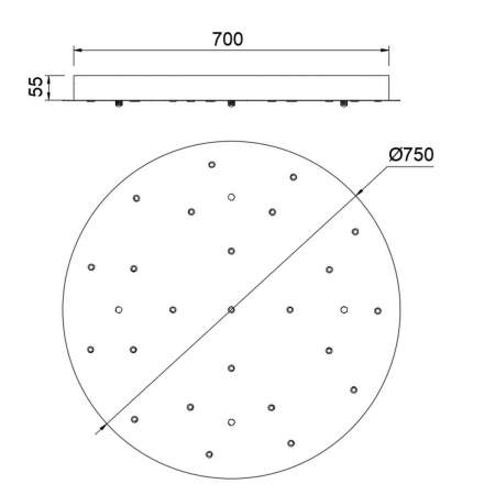 Подвесная люстра Mantra Boomerang 9377+9240 (24L)