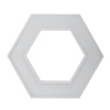 Подвесной светодиодный cветильник Geometria ЭРА Hexagon SPO-124-W-40K-051 51Вт 4000К белый Б0050556