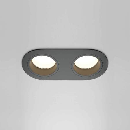 Встраиваемый светильник Maytoni Technical DL126-02-GU10-B