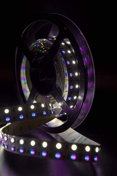 Светодиодная лента SWG 28,8W/m 120Led/m 3528SMD RGB/холодный белый 5M SWG5120-24-28.8-RGBW-М 009471