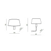 Абажур Azzardo Amadeo shade oval AZ2421