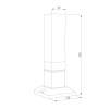 Ландшафтный светодиодный светильник Elektrostandarda 1536 TECHNO LED 3000K чёрный 072068