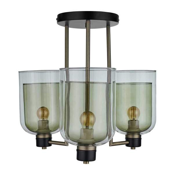 Потолочная люстра 33 ИДЕИ CHN900.03.AMB17.ABL-M05TG