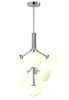 Подвесная люстра Crystal Lux ALICIA SP7 CHROME/WHITE