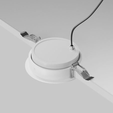 Встраиваемый светодиодный светильник Maytoni Technical Downlight Lens DL105-12W3K-W